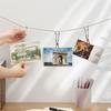 10 Bucăți Cârje de Rufe din Oțel Inoxidabil Cu Cârlige Clipsuri Metalice cu Arc Cu Cârlige Clipsuri Universale de Agățat Pentru Birouri Bucătării Băi