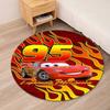 Cars Printed Round Rug Carpet Chair Rug Area Rug Entryway Doormats,for Office Chair Living Room Bedroom Kitchen Room.