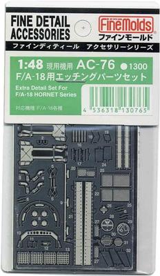 Fine Mold Aircraft Accessories Etched Parts Set Plastic Model Parts AC76 1/48 F/A-18