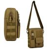 PHOENIX IKKI Vertical Key Case Outdoor Shoulder for Military 6 Colors Available Included, Camouflage, Water-Resistant, Bag, Tactical, Fans, Brown,