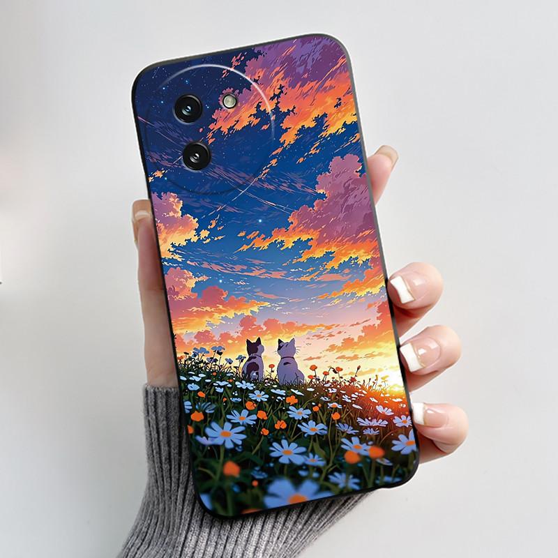 Casing For Doogee Note 59 Note59 Pro Plus 5G Phone Case Luxury Dragon Cute Cool Boys Girls Black Matte Soft Silicone Back Cover