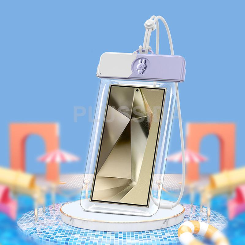 Waterproof Phone  Pouch Case Cute Rabbit Transparent Cover New