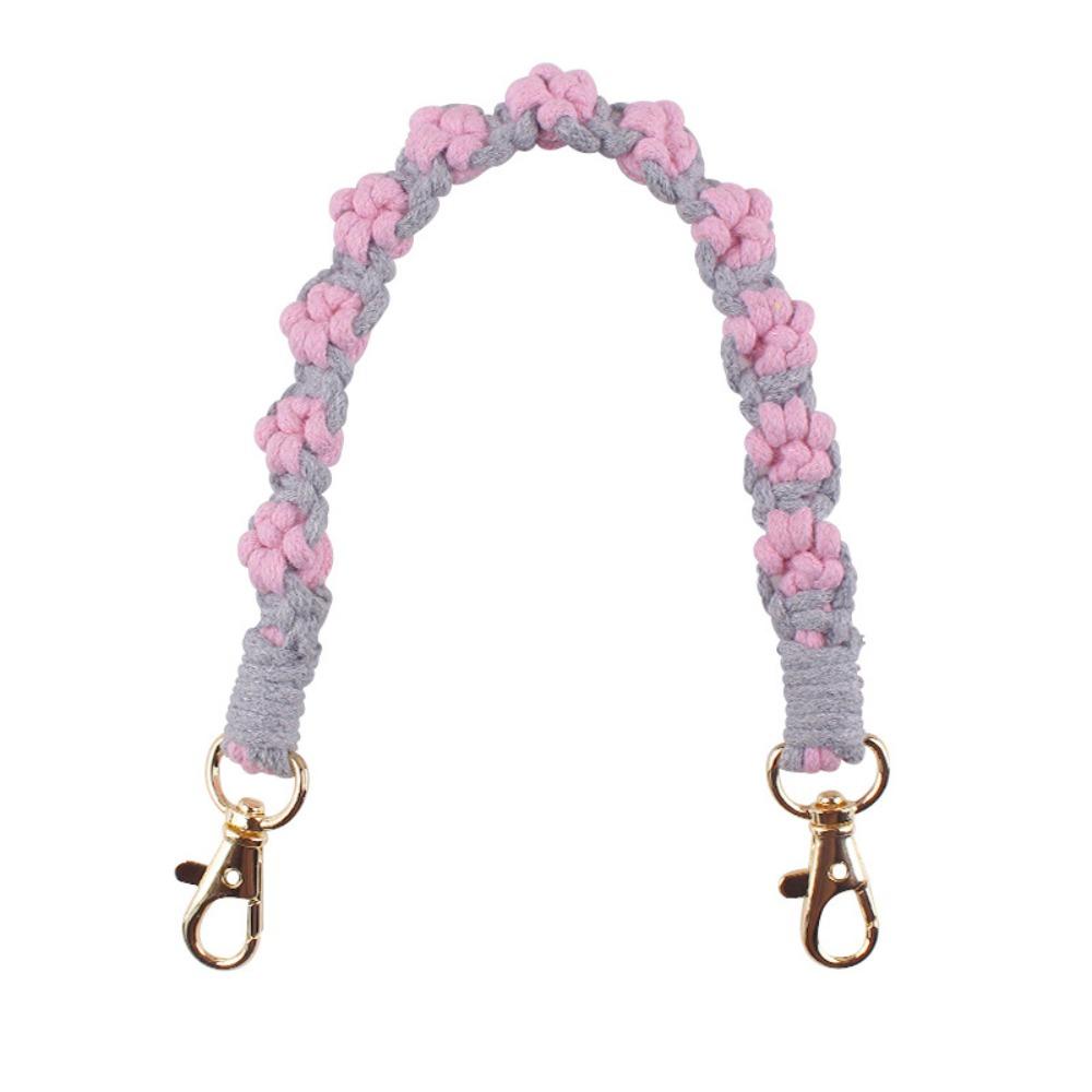 Portable Cat Paw Water Bottle Handle Strap Cotton Metal buckle Cup Hanging Rope Handwoven Lovely Hand Strap For 20-40oz cup