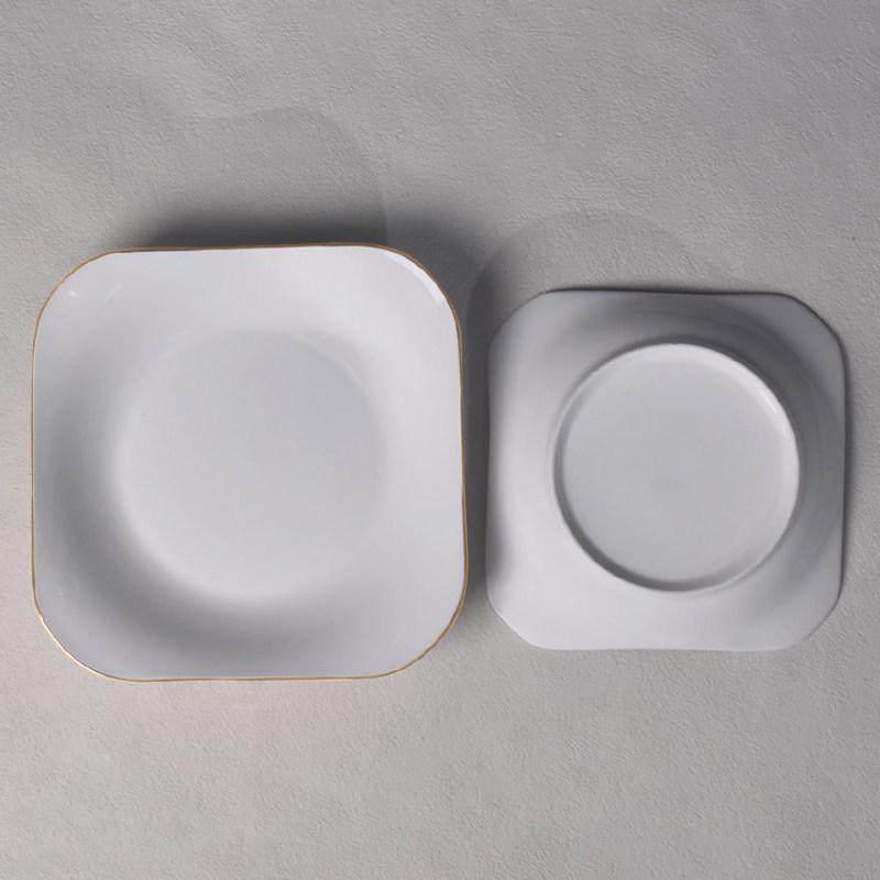 Ruyi Ceramic Square Baking and Fruit Dish Plate