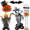 Hot Halloween Balloon Decoration Standing Hummy Pumpkin Ghost Witch Halloween Party Large Foil Balloon Inflatable Door Tree Deco
