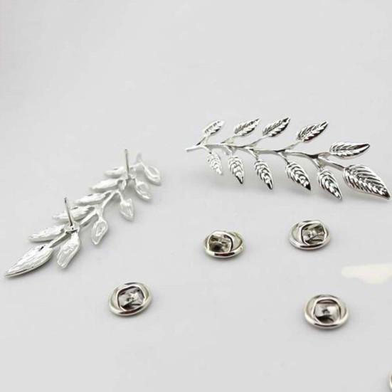 1 Pair Rust-resistant Alloy Unique Waterproof Dress Lapel Brooch