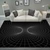 3D Optical Illusion Vortex Carpet - Bedroom & Living Room Floor Mat