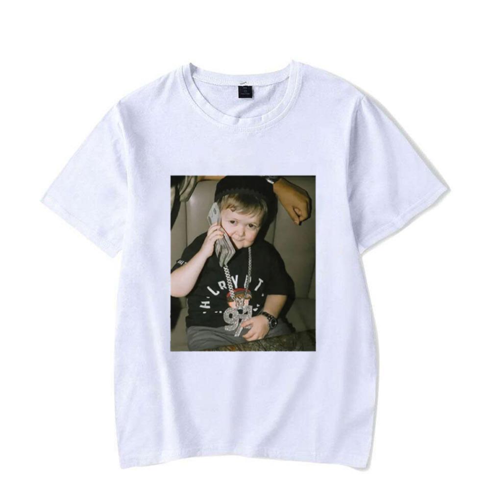 Hasbulla Fighting T-shirt Mini Khabib Blogger Graphic T-shirts Men Women High Quality Oversized Tee Shirt Streetwear Casual Top