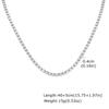 Gold Stainless Steel Zirconia Tennis Bracelet & Anklet, Women's Fashion Titanium Jewelry - BR-1241