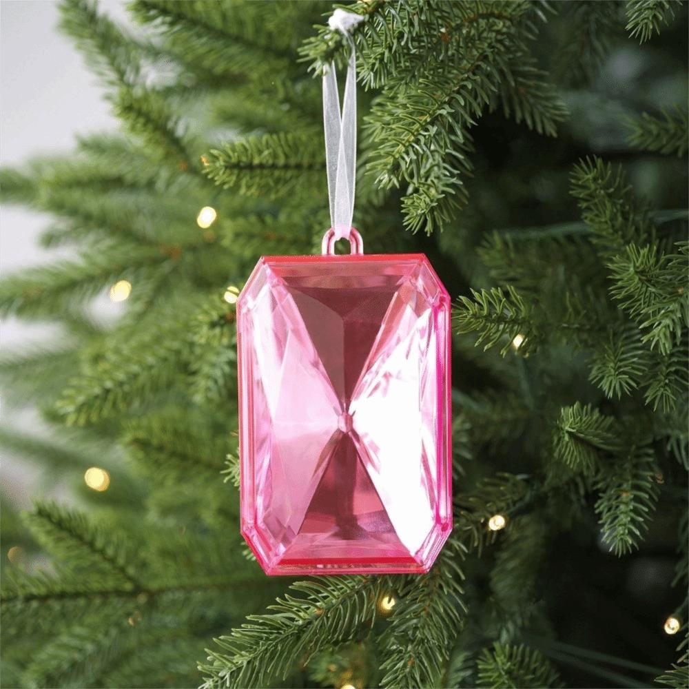 Multicolor Christmas Tree Pendant Color Glitter Christmas Hanging Decoration Festival
