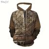 Moletom com capuz masculino engraçado com estampa 3D moda unissex moletom com capuz conforto bolso canguru esportes de rua manga comprida moletom com capuz