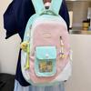 2025 New Model, Cute College for Junior High School Students, Japanese Large-capacity Simple Casual Backpack, College Student Schoolbag for Women