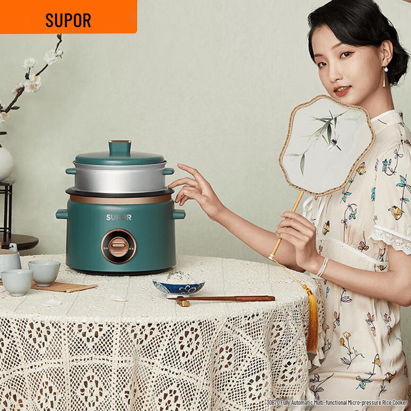 SUPOR 3L Small Multi-Function Micro-Pressure Rice Cooker CN plug (adapter included)