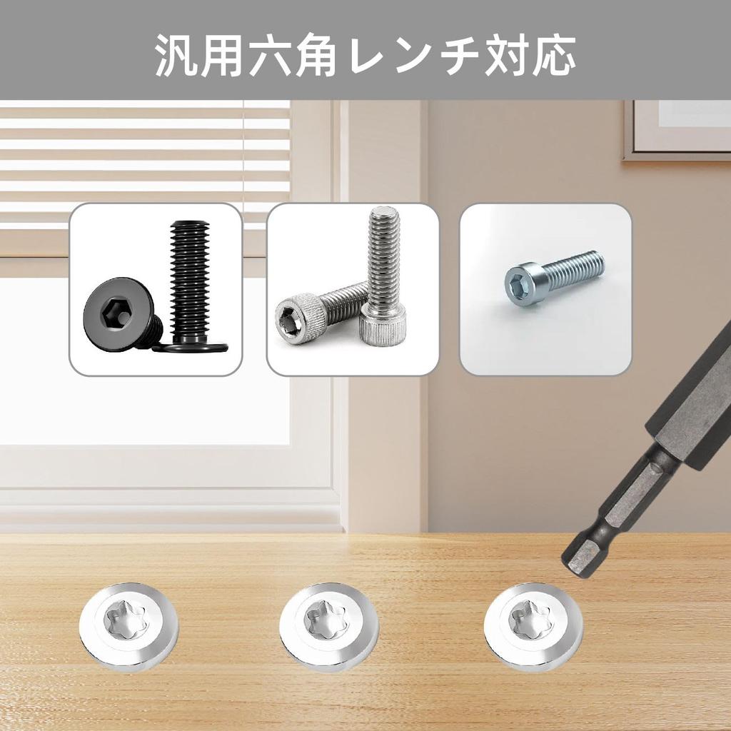 KKLM Set of Hex Wrench Bits for Electric Magnetic S2 Precision Driver Hex Impact Compatible 20-Piece Screwdrivers, Bits, 6.35mm Shank, 50mm/100mm
