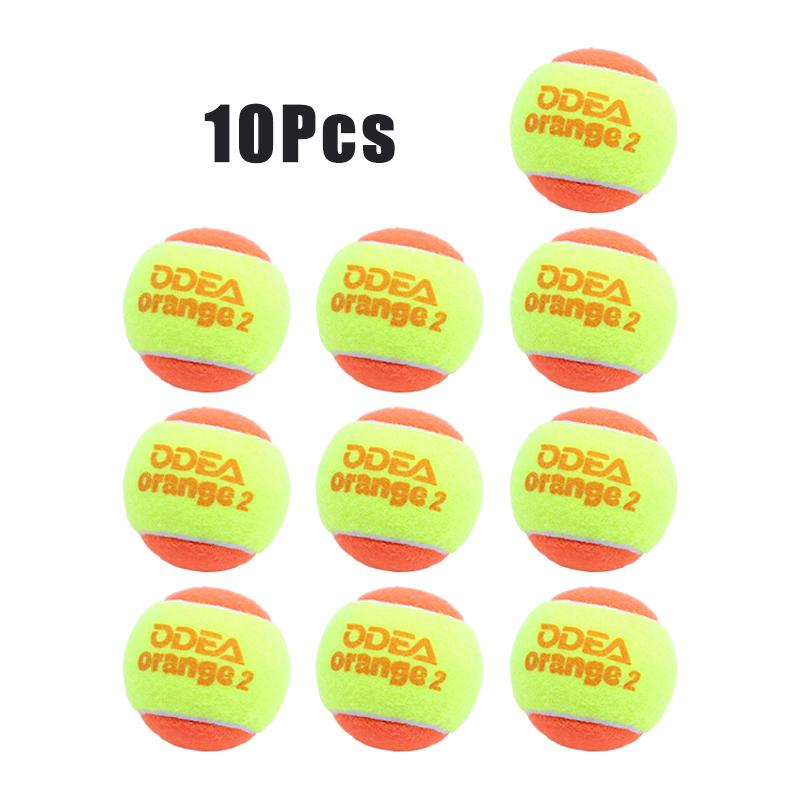 Kids Tennis Ball Orange ODEA Professional 50% Low Compression ITF Approved Mini 5/10/20Pcs for Children Beginner Tennis Training