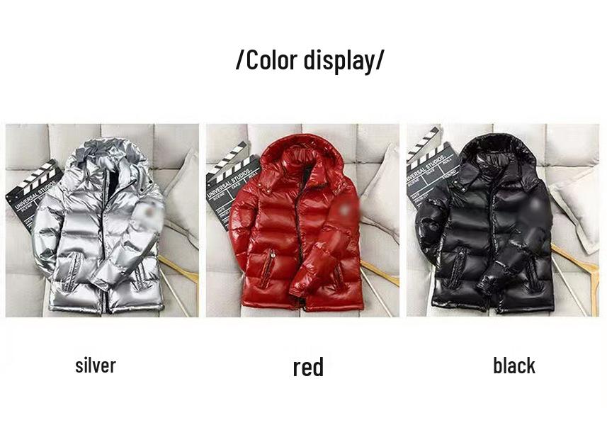 Men's Trendy Down Jacket: Handsome Winter Coat for Couples