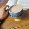OLOEY Kiln-Glazed Ceramic Mug with Carrying Rope