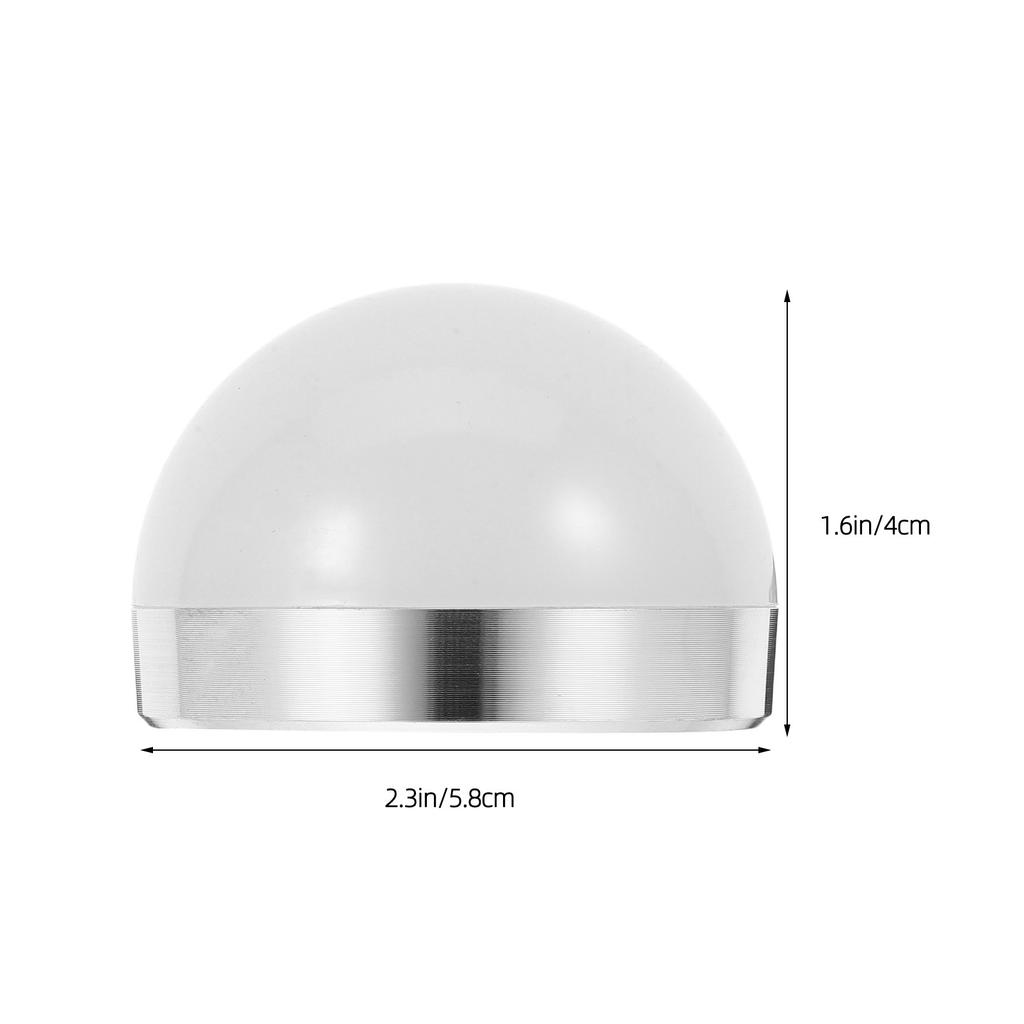 Half Circle LED Bulb Diffuser Cover Fog Resistant Lamp Shade Home Office Commercial Lighting Bulb LED Shade Socket Bracket Lamp