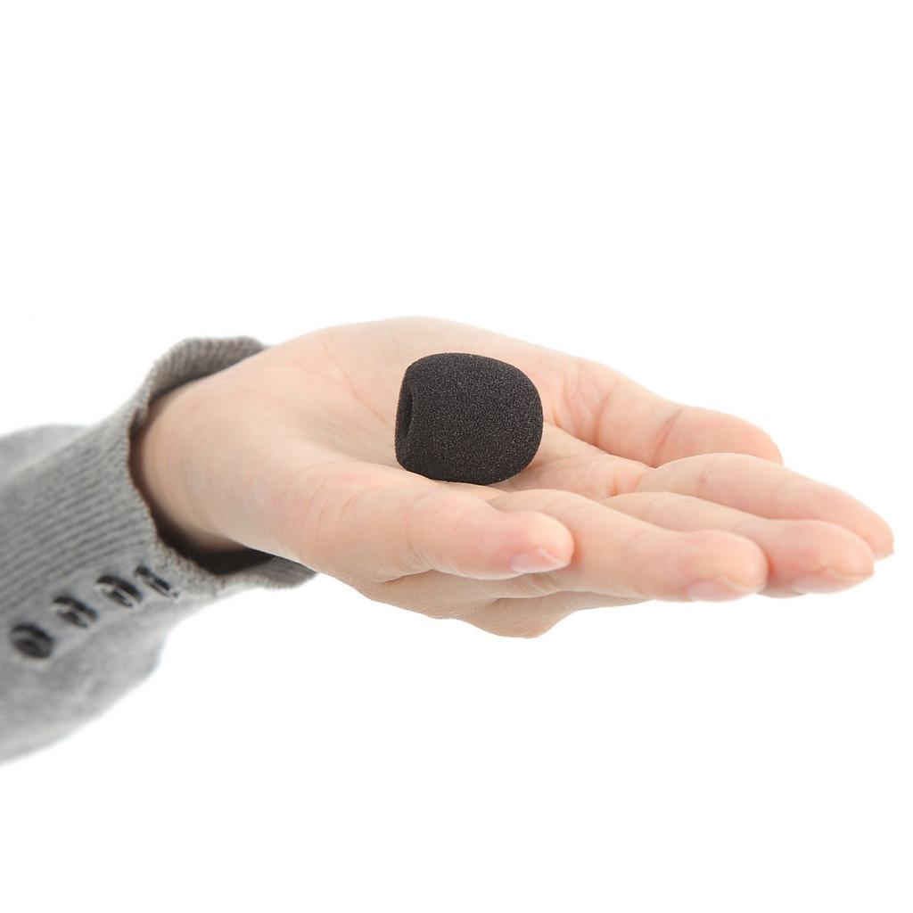 Microphone Sponge Windscreen for Large Lavalier Microphones and 5 Black [GONKISS] Megaphones, Pieces,