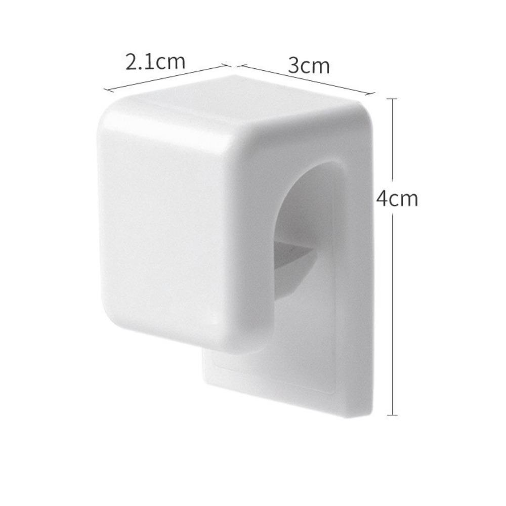 

Sturdy Adhesive Storage Rack Wall Mounted Wall Organizer Compact Toothpaste Holder Bathroom 2