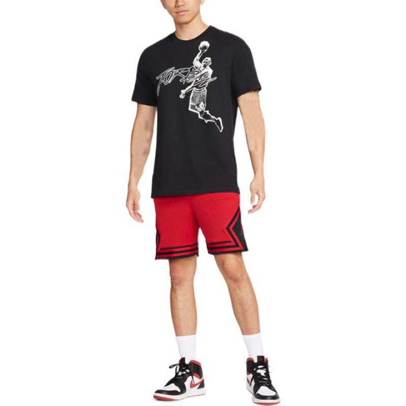 Jordan Sport Casual Shorts Men's Red Moderate DH9076-687