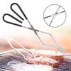 New Metal Buffet Barbecue Cooking Tongs BBQ Steak Meat Food Salad Clip
