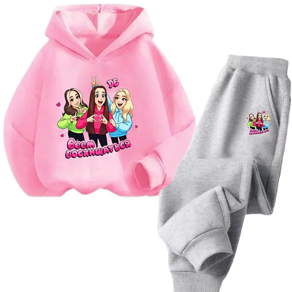 Demon Hunter Squad Anime Kids Hoodie & Sweatshirt Set - New Style Two-piece
