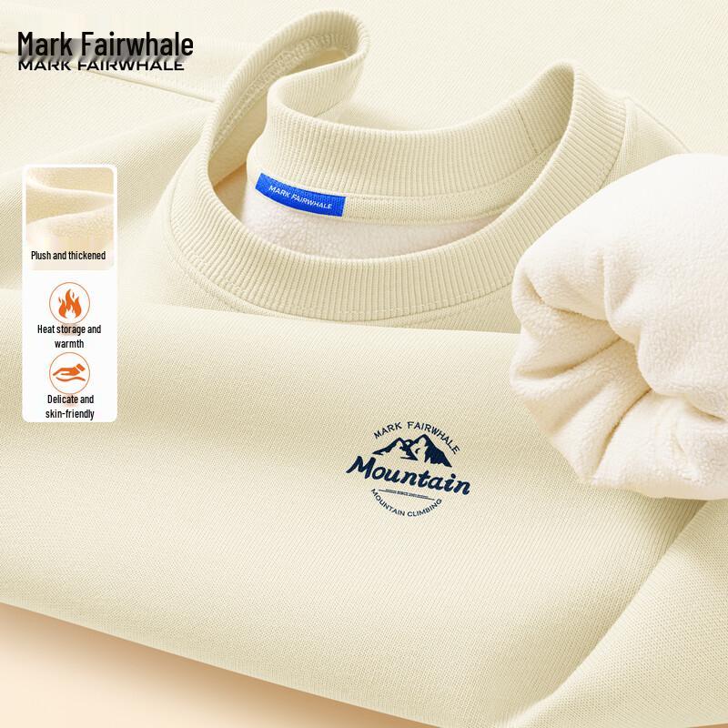 Mark Fairwhale Men's Fleece Lined Heavyweight Pullover Sweatshirt