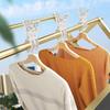 Multifunctional Big Size Plastic Clothes Clips for Securing Bedding and Garments Sturdy Laundry Pegs Ideal for Home Outdoor Use.