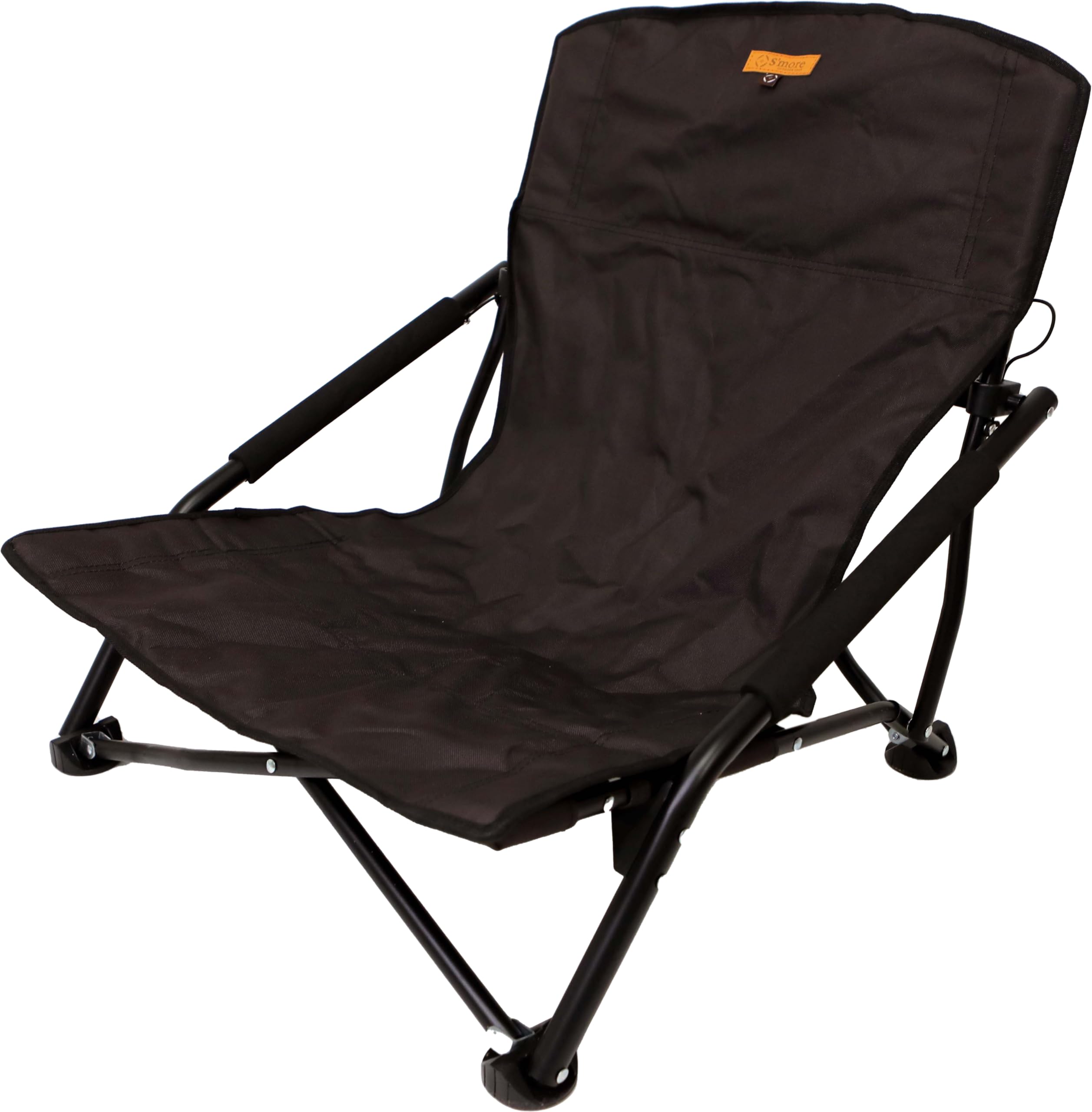 

Уличный стул IronLow Armchair, складной стул для кемпинга, стильный уличный низкий стул Iron, сумка для хранения Oxford, в комплекте S more (ШОКОЛАД)