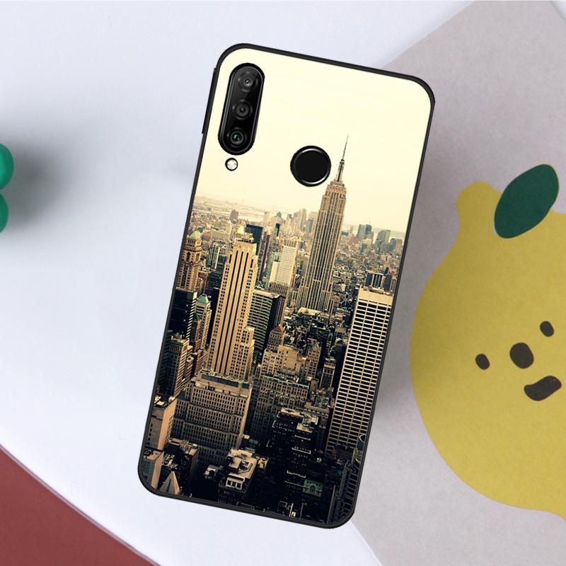 New York City For Huawei Nova 12s 12i 11i 8i Y73 Y72 Y61 Y91 Y90 Y70 Y60 9 10 SE P30 P40 Lite P60 Pro Case
