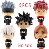 10cm Jujutsu Kaisen Anime FigureYuji Itadori Gojo Satori Fushiguro Megumi Kugisaki Kawaii Toy PVC Model Action Figure Kid Gifts