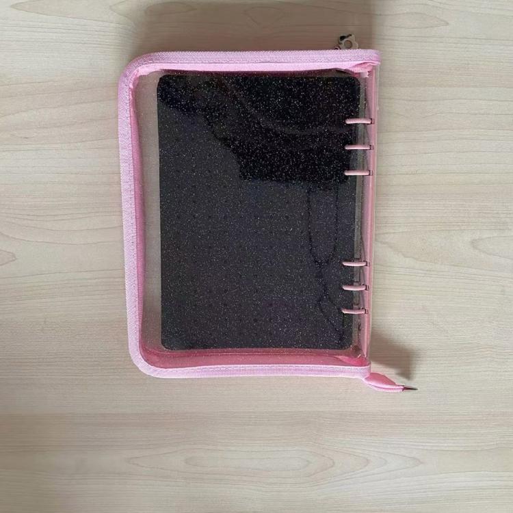 Practical Pin Collection Book 8 Pages Travel Friendly Brooch Organizer with Clear Cover Brooch Storage Book Felt Texture