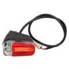Electric Scooter Rear Tail Light with Dirtboard for Ninebot MAX G30D Rear Warning LED Tail Lamp