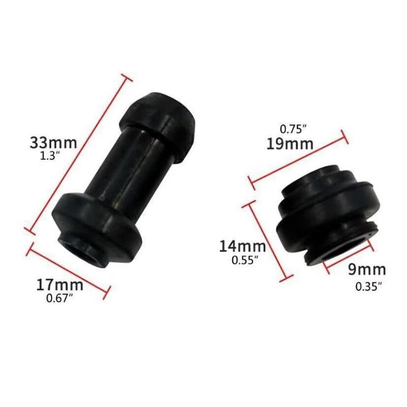 Motorcycle Disc Brake Upper Lower Pump Dust Cover Shock Absorber Sleeve Sealing Rubber Sleeve Caliper Waterproof Rubber Cap BJ01