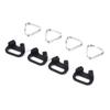 4Pieces Camera Strap Conversion Ring Metal Triangle Shoulder Strap Connection Buckle Camera Buckle Replacement
