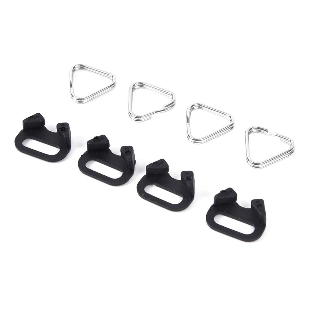 4Pieces Camera Strap Conversion Ring Metal Triangle Shoulder Strap Connection Buckle Camera Buckle Replacement