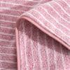 1Pc 34x75cm Coral Velvet Striped Thickened Soft Absorbent Home Bathroom Adult Hand Towel
