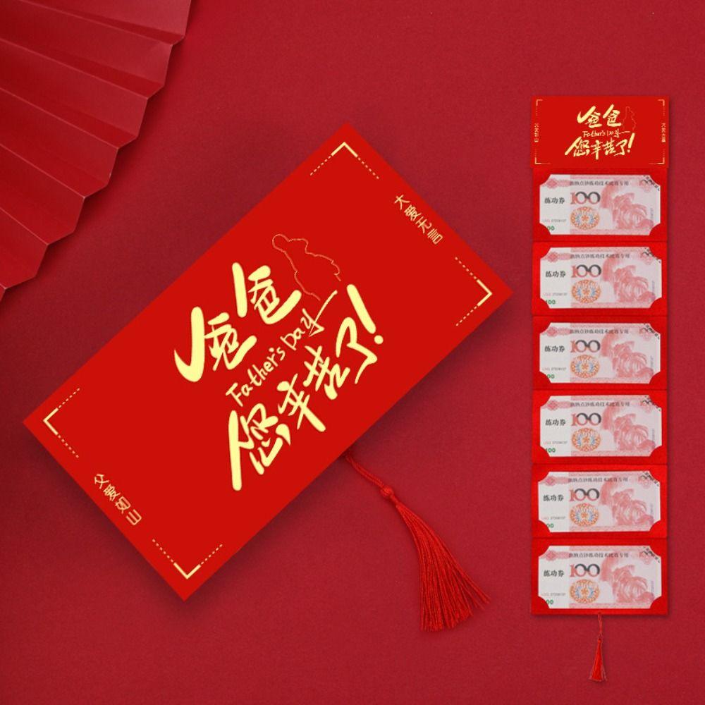 New Year Packet Red Envelope DIY Packing Blessing Bag Creative Money Pocket  Father's Day