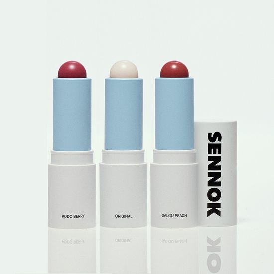 SENNOK Soft Lip Balm 4g 3 Colors (Original/Grape Berry/Apricot Peach)
