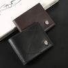 New Men's Wallet Men's Short Multi-Card Position Fashion Casual Wallet Men's Green Thin Two-fold Horizontal Soft Wallet