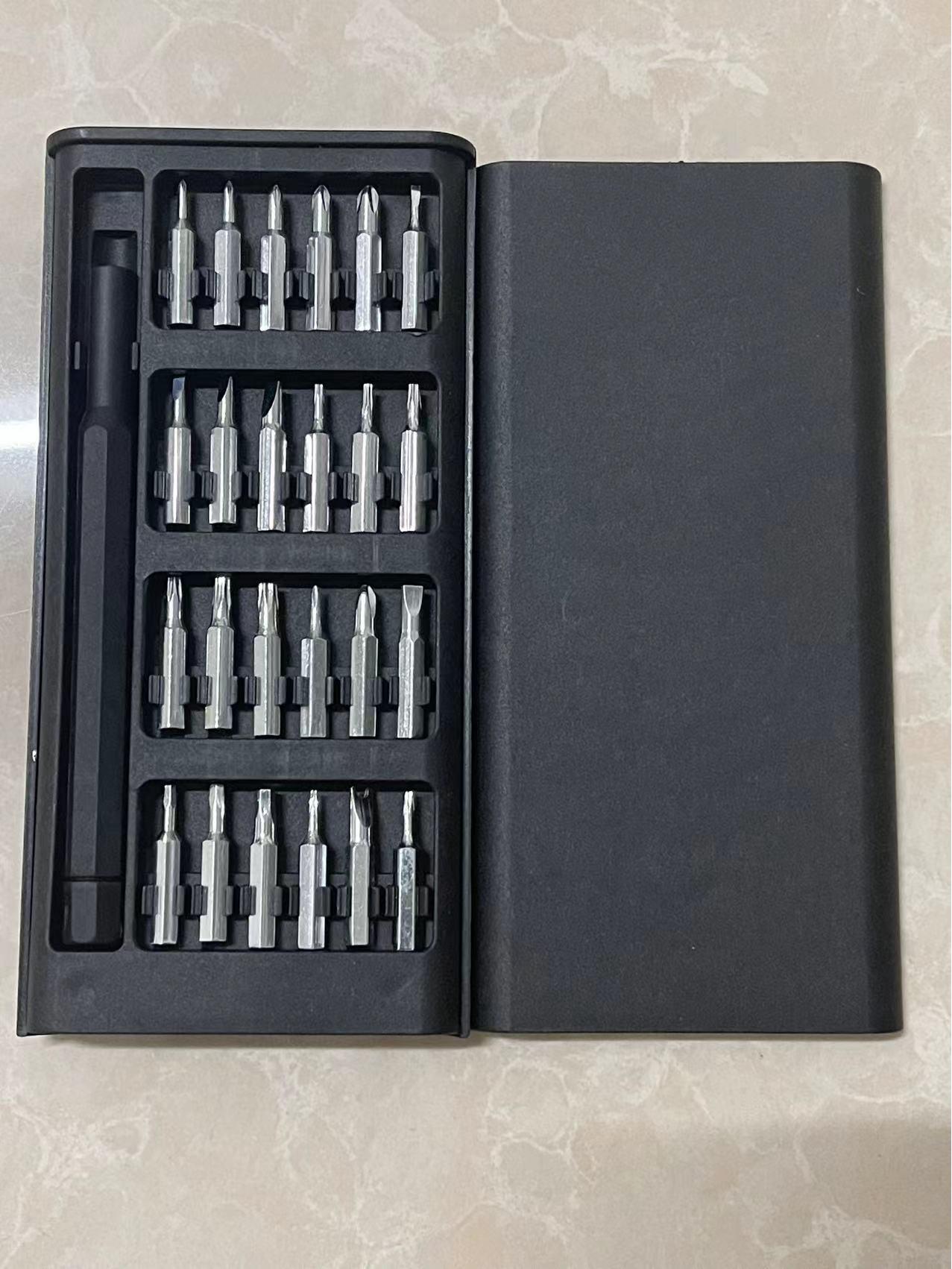 

24-in-1 Precision Screwdriver Set for Phones, Computers, and Eyeglasses Repair with Phillips Head Bits