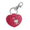 [Ushikubo Crafts] Rilakkuma Leather Heart-Shaped Keychain Korilakkuma Red RD RK-006