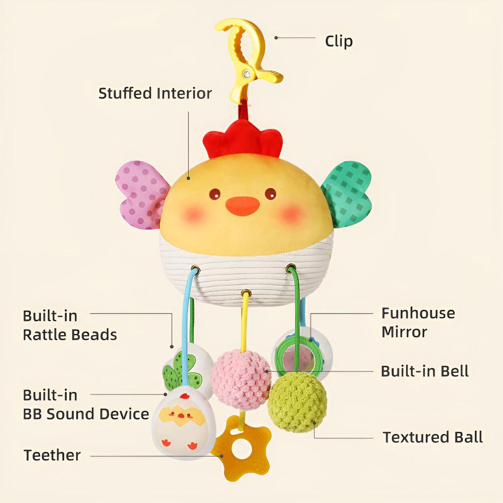 Bed Hanging Drawstring Cheer Toy Bedbell Pendant Can Be Nibbled Drawstring Cartoon Pendant