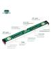 German Menate® High Precision Spirit Level: Industrial-Grade Small Balance & Multifunctional Angle Finder with Aluminum Straight Edge.