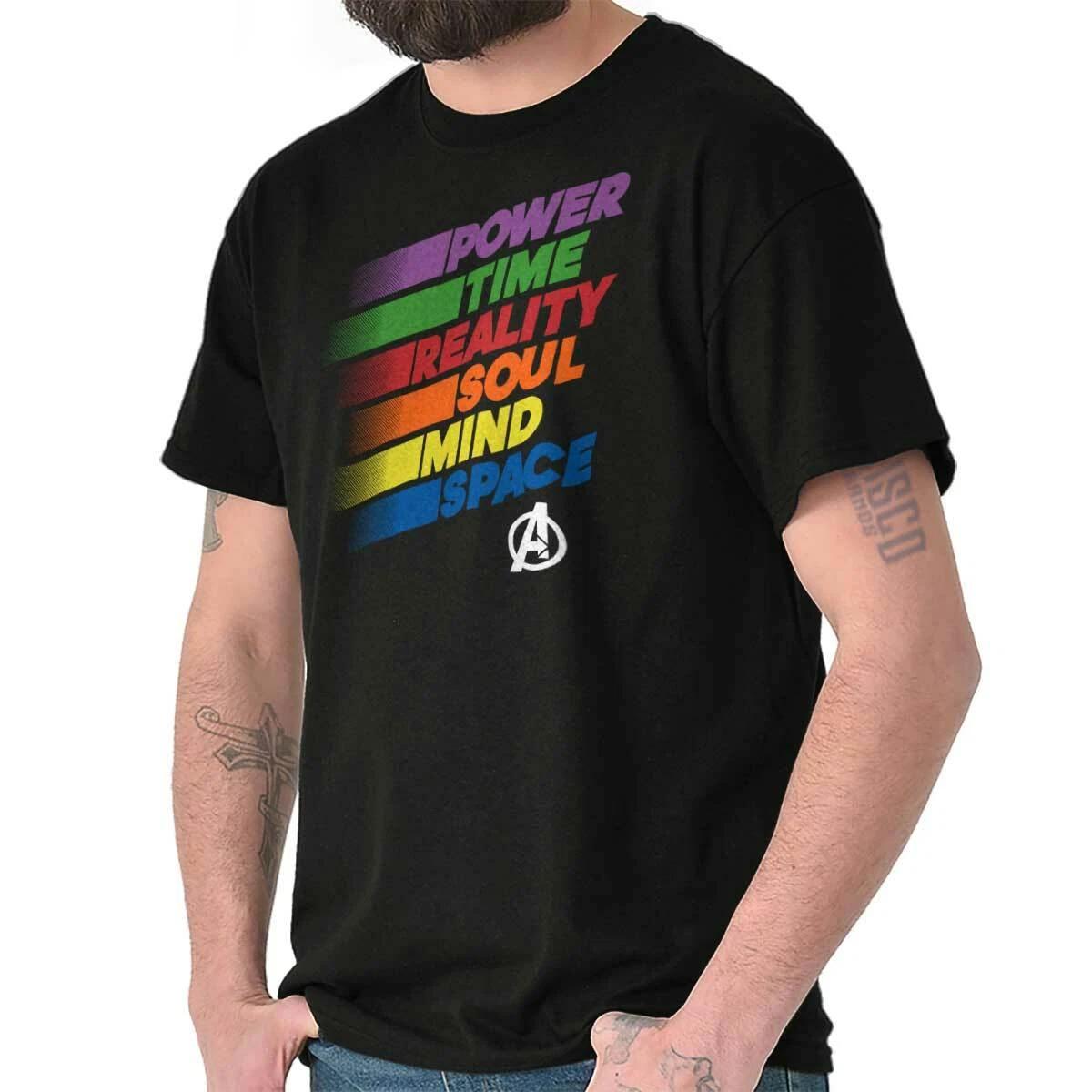 Stones Power Time Reality Soul Mind Space Womens or Mens Crewneck T Shirt Tee XXXL