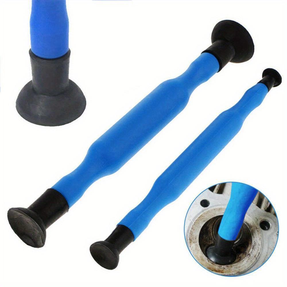 2Pcs Valve Lapping Sticks Set Rubber Valve Lapping Grinding Stick with Suction Cups Kit Cylinder Engine Valves Grinding Tool