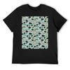 Camiseta com Estampa Fofa de Sushi Personagens Kawaii de Sushi Camisetas sublimadas oversizeds masculinas gráficas