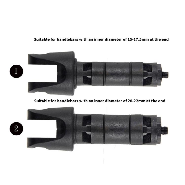 360 Degree Rotation Bike Handlebars Mirror With Gibbous Lens Wide Compatibility For Road Mountain Electric Bicycles