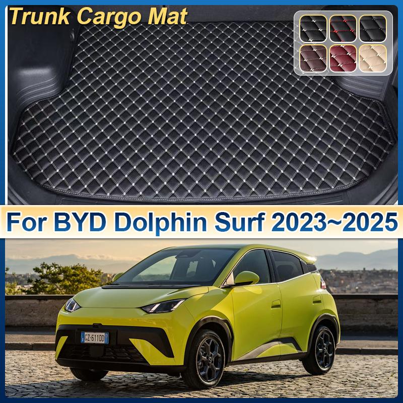 For BYD Dolphin Surf Mini 2023 2024 2025 Seagull EQ Car Trunk Mat Anti-dirty Pad Cargo Tray Storage Boot Carpet Auto Accessories